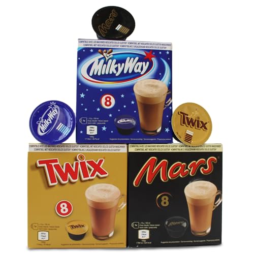 Mars Chocolate Drinks & Treats für Dolce Gusto geeignet (3x8 Kapseln) von NESCAFÉ DOLCE GUSTO