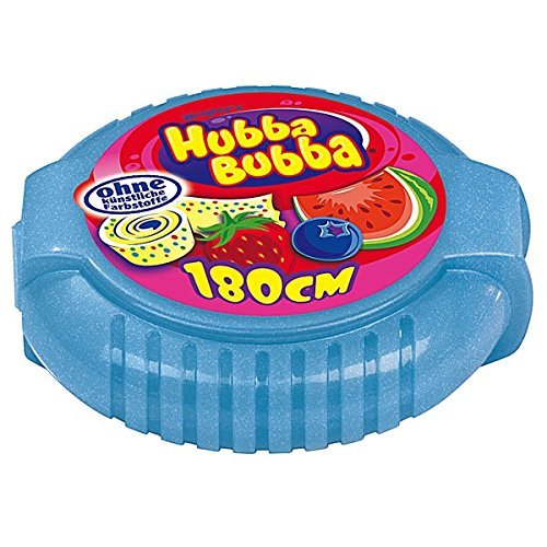 Hubba Bubba Bubble Tape Triple Mix extralange Kaugummi-Streifen 56g Hubba Bubba Bubble Tape Triple Mix extralange Kaugummi-Streifen 56g von Mars GmbH, 41751 Viersen