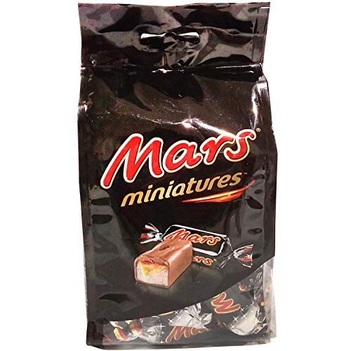 6x Mars Miniatures schokolade riegel Karamell Mini Keksriegel Bag Beutel 130g von Mars