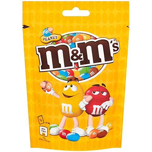M&M's Schokoladen-Erdnussbeutel, 12 x 125 g von Mars