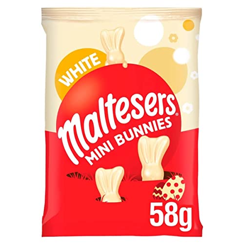 Maltesers Schokoladen-Mini-Bunnies-Tasche, Ostereiersuche, Ostergeschenke, Schokoladengeschenk, 58 g von Mars