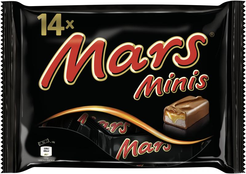 Mars Minis Schokoriegel von Mars