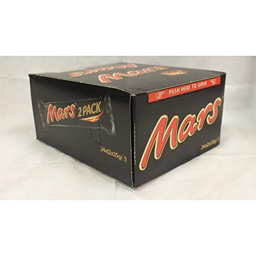 Mars Schokoladenriegel Doppelpack, 24x 2 Riegel von Mars