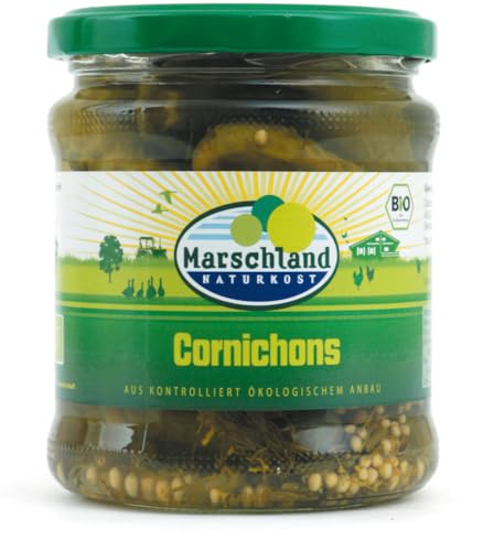 Bioland Bio-Cornichons Gl. MARSCHLAND 18 x 330 gr Bioland Bio-Cornichons Gl. MARSCHLAND 18 x 330 gr von Marschland Naturkost