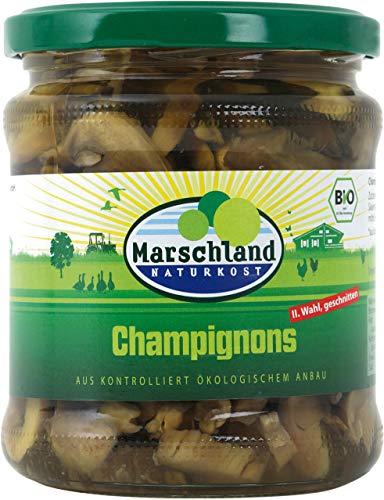 Marschland Champignons II. Wahl geschnitten - Bio - 330ml von Marschland Naturkost