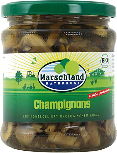 Marschland Champignons II. Wahl geschnitten - Bio - 330ml von Marschland Naturkost