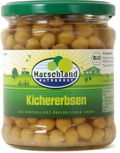 Marschland Naturkost Bio-Kichererbsen Gl. MARSCHLAND (1 x 330 gr) von Marschland Naturkost