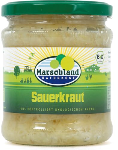 Marschland Naturkost Bioland Bio-Sauerkraut Gl. MARSCHLAND (1 x 350 gr) von Marschland Naturkost