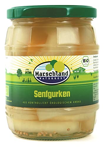 Marschland Naturkost Bio-Senfgurken Gl. MARSCHLAND (6 x 530 gr) von Marschland Naturkost