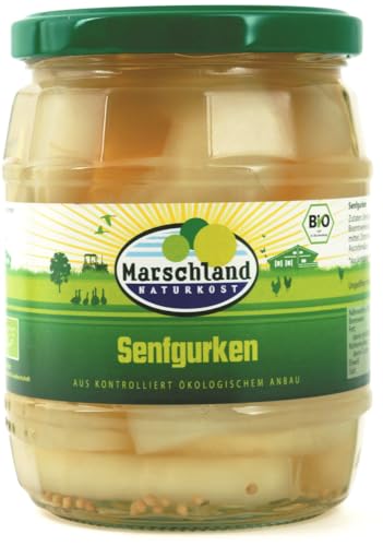 Marschland Naturkost Bio-Senfgurken Gl. MARSCHLAND (6 x 530 gr) von Marschland Naturkost