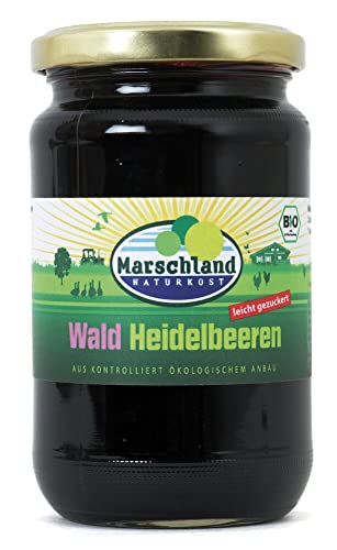 Marschland Naturkost Bio-Waldheidelbeeren Gl. MARSCHLAND (2 x 340 gr) von Marschland Naturkost