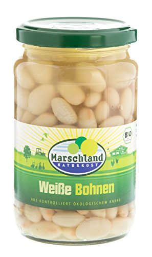 Marschland Bio-Weiße Bohnen, 330 g von Marschland Naturkost