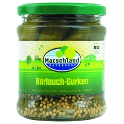 Bärlauchgürkchen im Glas von Marschland