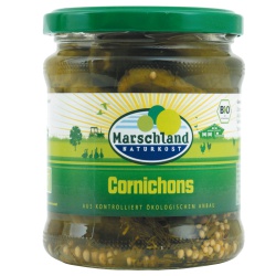 Cornichons im Glas von Marschland