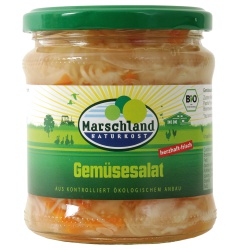 Gemüsesalat im Glas von Marschland