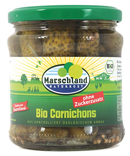 Marschland Bio-Cornichons, ohne Zucker, 6 stück Marschland Bio-Cornichons, ohne Zucker, 6 stück von Marschland