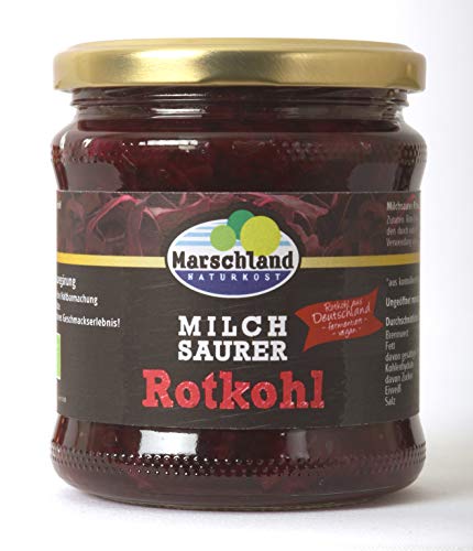 Marschland Bioland Bio-Rotkohl fermentiert, 6 stück von Marschland