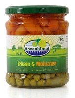 Marschland Erbsen & Möhrchen im Glas (330 g) - Bio von Marschland