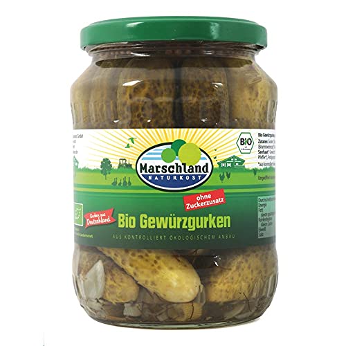 Marschland Gewürzgurken, ohne Zuckerzusatz, 720ml Marschland Gewürzgurken, ohne Zuckerzusatz, 720ml von Marschland