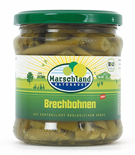 Marschland Grüne Brechbohnen, 6er Pack (6 x 370 g) von Marschland