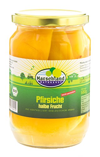 Marschland Pfirsiche halbe Früchte, 720 g von Marschland