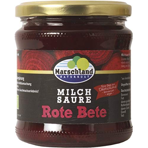 Marschland Rote Bete im Glas, milchsauer fermentiert (330 g) - Bio von Marschland