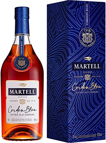 Martell Cordon Bleu Cognac – Einzigartiger Cognac mit fruchtiger und blumiger Note – Ideal als Geschenk oder für besondere Anlässe geeignet – 1 x 0,7 l Martell Cordon Bleu Cognac – Einzigartiger Cognac mit fruchtiger und blumiger Note – Ideal als Geschenk oder für besondere Anlässe geeignet – 1 x 0,7 l von Martell