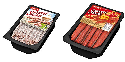 Marten Salami Sticks 300g (Mix 1xscharf & 1xnormal) von Marten