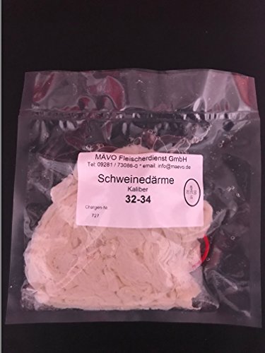 Schweinedarm 32/34 1A Qualität 15 Meter Bund von MÄVO