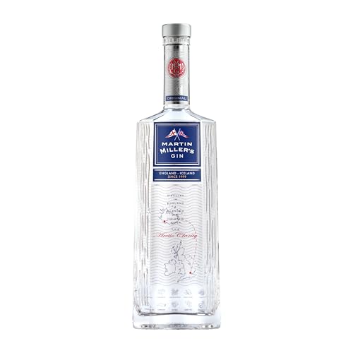 Martin Miller's Gin 0,7l - mit isländischem Quellwasser, beste Botanicals mit Wacholdernoten und Zitrusfrüchten, sanftes Bouquet von Martin Miller's