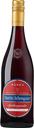 Martin Schongauer Spätburgunder halbtrocken Pinot Noir 2017 Halbtrocken (1 x 0.75 l) von Martin Schongauer