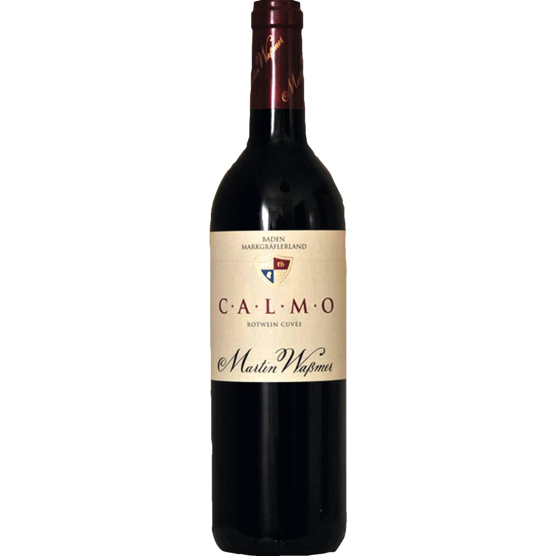 Waßmer "Calmo" Rotwein Cuvée QbA, Trocken, Baden, Baden, 2021, Rotwein Waßmer "Calmo" Rotwein Cuvée QbA, Trocken, Baden, Baden, 2021, Rotwein von Martin Waßmer,79189,Bad Krozingen-Schlatt,Deutschland