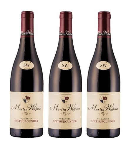 3x 0,75l - 2020er - Martin Waßmer - Schlatter Spätburgunder "SW" - Qualitätswein Baden - Deutschland - Rotwein trocken 3x 0,75l - 2020er - Martin Waßmer - Schlatter Spätburgunder "SW" - Qualitätswein Baden - Deutschland - Rotwein trocken von Martin Waßmer
