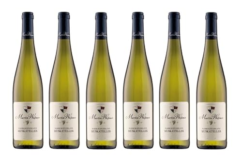 6x 0,75l - 2023er - Martin Waßmer - Markgräflerland - Muskateller Kabinett - Qualitätswein Baden - Deutschland - Weißwein lieblich von Martin Waßmer