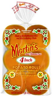 Martins Famous Potato Rolls 4inch 12 Pack Martins Famous Potato Rolls 4inch 12 Pack von Martin`s Famous Pastry Shoppe Inc
