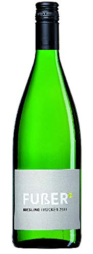 6 x Riesling 1,0 l tr. 2021 BIO (DE-ÖKO-039) im Vorteilspack (6 x 1l) Martin & Georg Fusser, trockener Weisswein aus der Pfalz von Martin & Georg Fußer