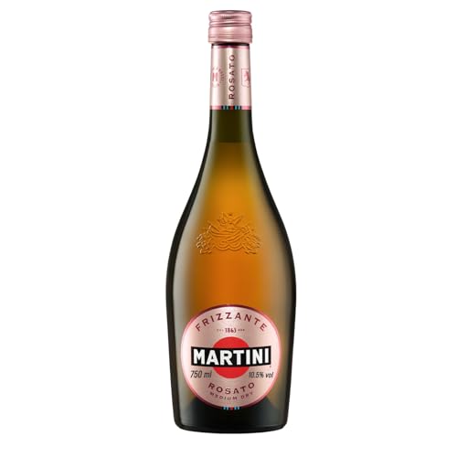 MARTINI Frizzante Rosato, 10,5 Vol.-%, 75 cl / 750 ml, Premium-Perlwein mit Noten von roten Früchten und einem Hauch frischer Säure von Martini