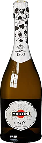 MARTINI Asti Schaumwein, halbsüßer italienischer Schaumwein, 7,5% vol., 75cl / 750ml von Martini