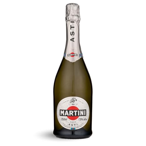 MARTINI Asti Schaumwein, 7,5% vol., 75cl / 750ml, halbsüßer italienischer Schaumwein von Martini