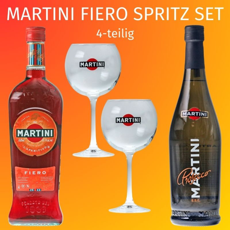 Martini Fiero Spritz Set 4-teilig von Martini