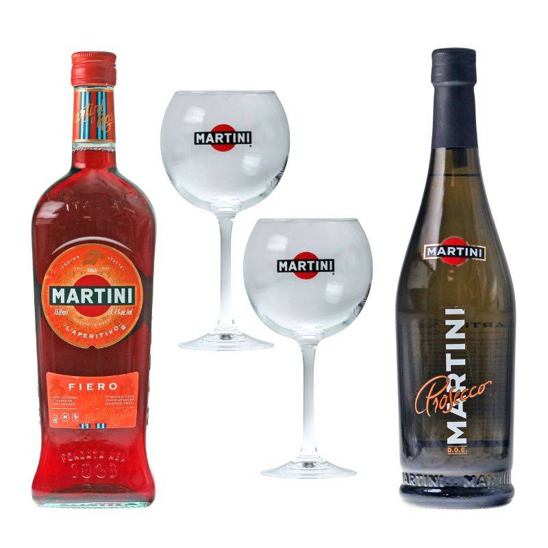 Martini Fiero Spritz Set 4-teilig von Martini