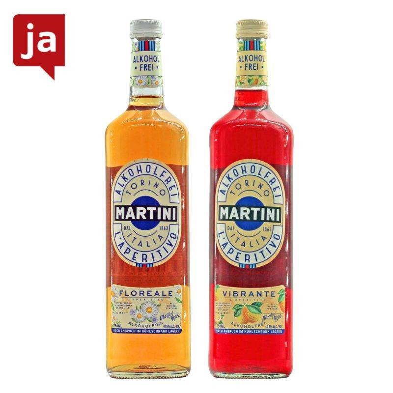 Martini Vibrante und Floreale Probierset 2 x 0,75 L von Martini