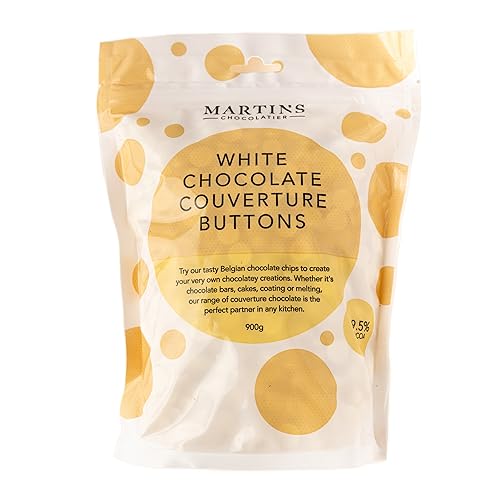 Feinste belgische weiße Schokoladentüte 900 g Feinste belgische weiße Schokoladentüte 900 g von Martins Chocolatier