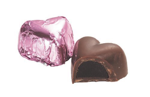 Lose Schokoladen - A Kilogramm Packung 'Romeo' herzförmig Marc de Champagner Belgische milch Schokoladen - Hochwertige Schokolade von Martins Chocolatier