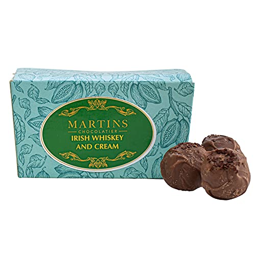 Martin's Chocolatier Schokoladen-Ballon, 200 g, Trüffel, handgefertigte Schokoladen-Geschenkbox (irischer Whiskey) von Martins Chocolatier
