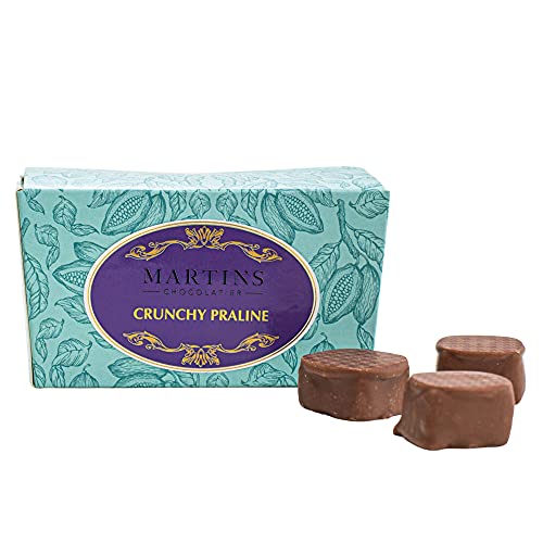 Martin's Chocolatier Schokoladendose, 200 g, knusprige Praline, handgefertigte Schokoladen-Geschenkbox Martin's Chocolatier Schokoladendose, 200 g, knusprige Praline, handgefertigte Schokoladen-Geschenkbox von Martins Chocolatier