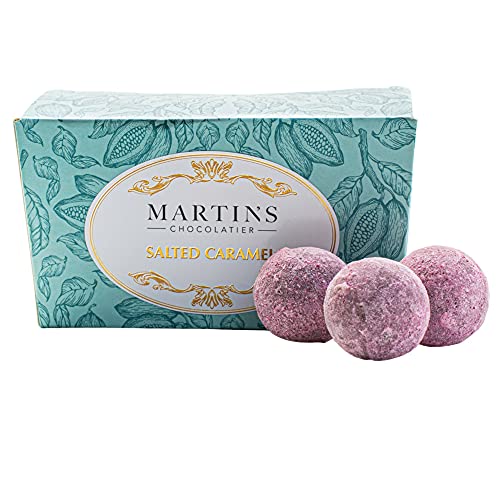 Martin's Chocolatier Schokoladen-Ballon, 200 g, gesalzene Karamell-Trüffel, handgefertigte Schokoladen-Geschenkbox von Martins Chocolatier