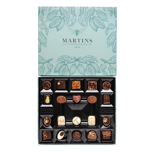 Martin's Chocolatier Schokoladen-Ballondose | Classic Collection (groß – 413 g) | handgefertigte Schokolade Geschenkbox von Martins Chocolatier