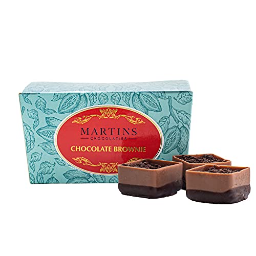 Martin's Chocolatier Schokoladenballondose 200 g | Brownies | handgefertigte Schokolade Geschenkbox von Martins Chocolatier