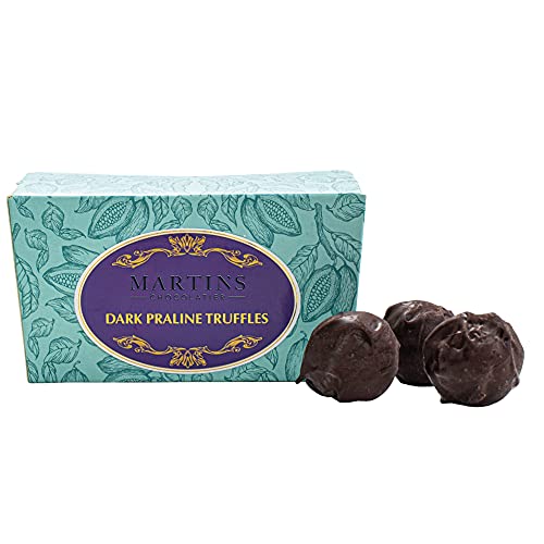 Martin's Chocolatier Schokoladenballondose 200 g | dunkle Pralinentrüffel | handgefertigte Schokolade Geschenkbox Martin's Chocolatier Schokoladenballondose 200 g | dunkle Pralinentrüffel | handgefertigte Schokolade Geschenkbox von Martins Chocolatier